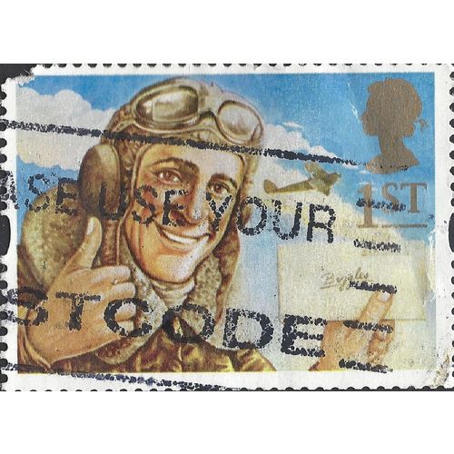 GB, Biggles, Royal Aircraft Factory B.E.2c, blue 1994, 1st