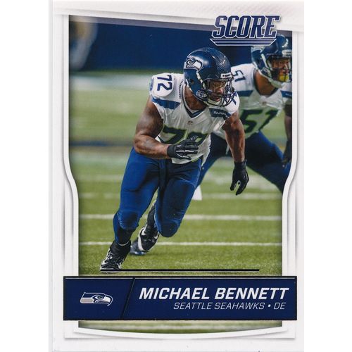 2016 Score Football 288 Michael Bennett Seattle Seahawks