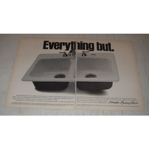 1990 Honda Motorcycles Ad - Everything but.
