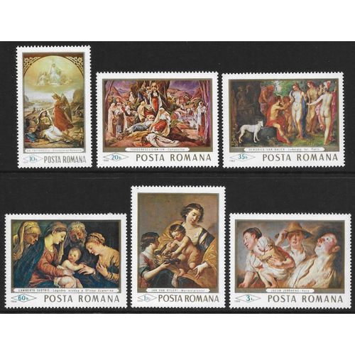 Mi 2706/11: Paintings in the Museum of Fine Arts, Bucharest