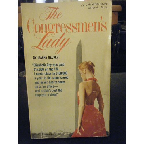 The Congressmen's Lady by Jeanne Becker (1976, Paperback)