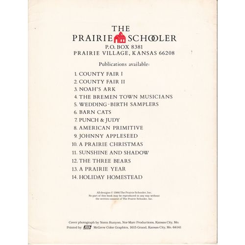 The Prairie Schooler: Holiday Homestead (Book No. 14, 1986)