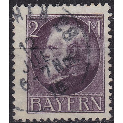 GERMANY Bayern Bavaria [1916] MiNr 0105 II A ( O/used )