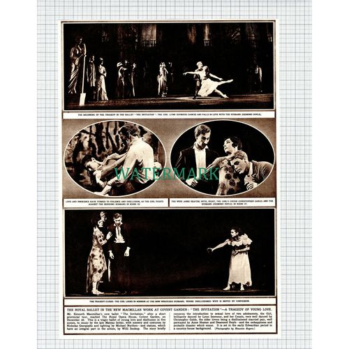 (X223) Royal Opera House Covent Garden Desmond Doyle Lynn Seymour - 1961 Clip