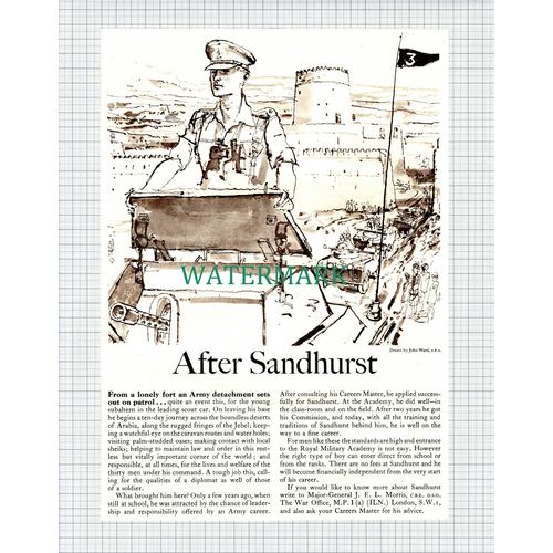 (X231) Sandhurst Advert - 1961 Clip
