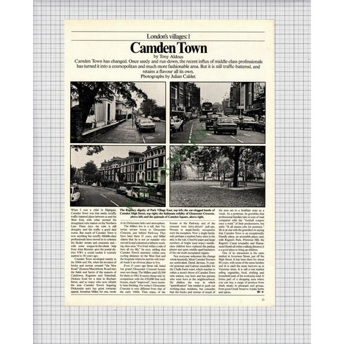 X133) Camden Town John Haral Greek Shop Rachel Waller Rocking Horse 1977 Article