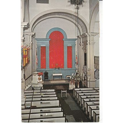 Christ Church Philadelphia Second ST. above Market USA Postcard posted 1962 VGC