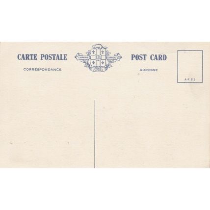 Quebec Port Canada Postcard unused VGC