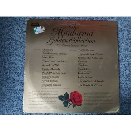 Mantovani And His Orchestra ‎– The Mantovani Golden Collection (20 Masterpieces)