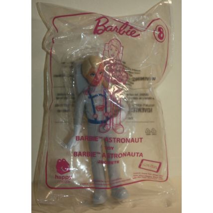 2019 McDonalds #8 Barbie Astronaut Mint in Package