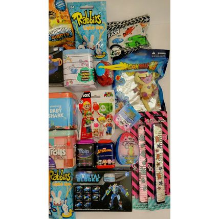 Toy Lot(12) w/ Blind Bags,Tins, Figures Random LOL-Marvel-Trolls, etc NEW..Look!