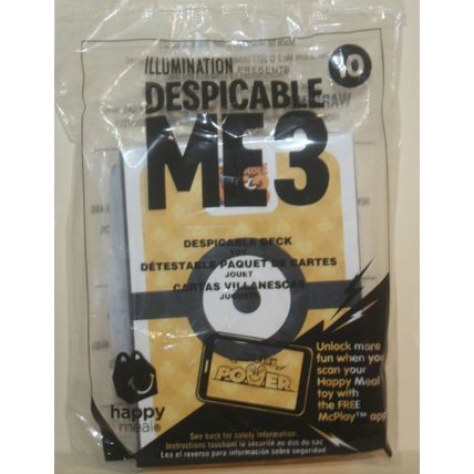 2017 McDonalds Despicable Me 3 #10 Despicable Deck Mint in Package