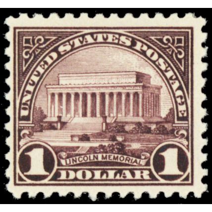 571, Mint $1 F/VF NH - Nice & Fresh - Lincoln Memorial -*- Stuart Katz
