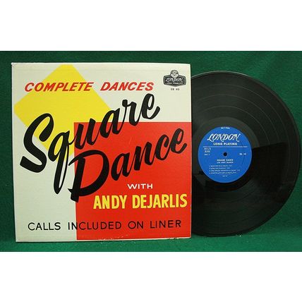Andy Dejarlis - Square Dance-Complete Dances-Calls On Liner - EB 40 - NM