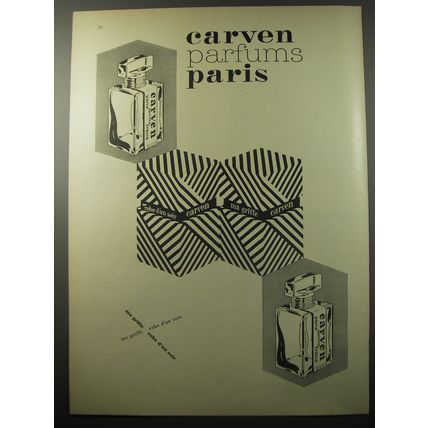 1955 Carven Perfume Advertisement