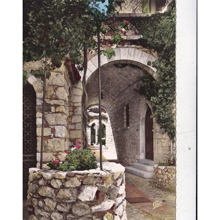 Eze coin du village France Postcard unused VGC