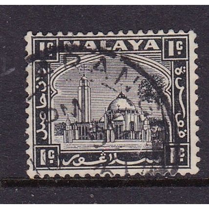MALAYSIA SELANGOR 1935-41 1c USED SG68