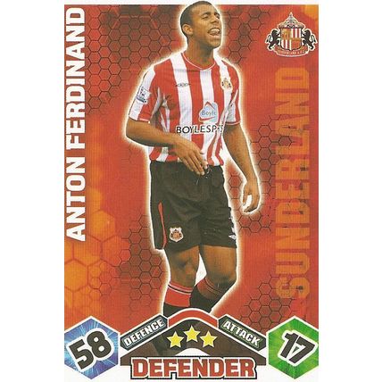 Match Attax 2009/10 Collection: Sunderland, Defender - Ferdinand (Anton)
