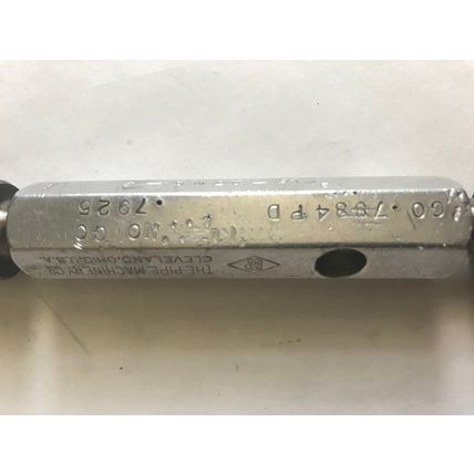 THE PIPE MACHINEERY .7884,.7925 GO NOGO LH RH THREAD PLUG GAUGE 13/16-27NS-2 ,ER