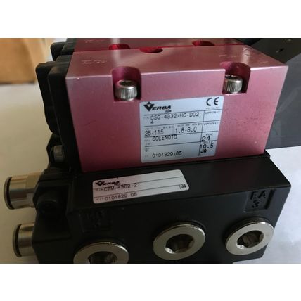 VERSA CUST-C7BOTTOM-P220-000328 VALVE ASSEMBLY 24VDC CSG-4332-HC-D02 C7M-4362-2
