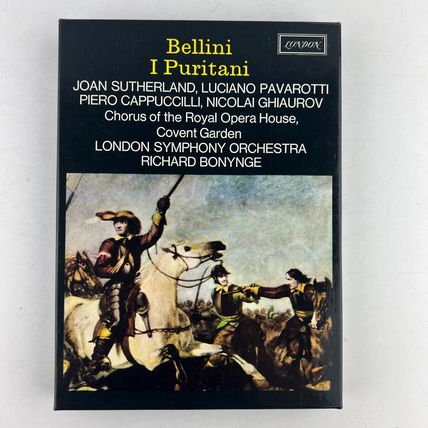 Bellini – I Puritani Pavarotti LSO 2xCassette Box Set OSA5-13111