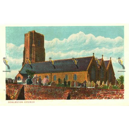 Gorleston Church, Norfolk, Postcard, 1900/10s