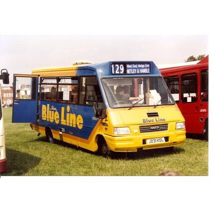 Colour Photograph of Solent Blue Line Ltd. - J231 KDL