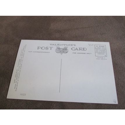 1930s Valentines Postcard - Loch Fad & Arran Hills, Rothesay - Artist A323