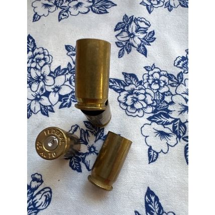 4 Pieces of Brass 45 Pistol Bullet Casings Mixed Headstamp For DIY Crafts