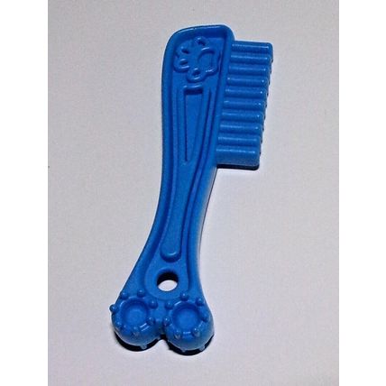 DOG PUPPY TOOTHBRUSH TEETHING CLEANING AVTIVITY CHEWY TREAT TOY RUBBER/NYLON ECO
