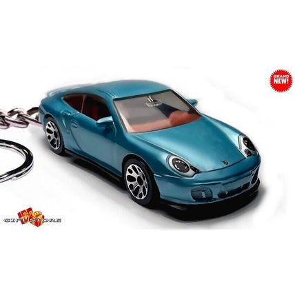 RARE KEYCHAIN BLUE PORSCHE 911 TURBO/S 996 F6 CUSTOM Ltd. Ed. GREAT GIFT