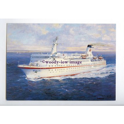 FE2098 - German Liner - Berlin , built 1980 - postcard