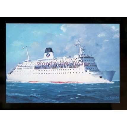 FE2350 - French SNCM Ferry - Cyrnos , built 1979 - postcard