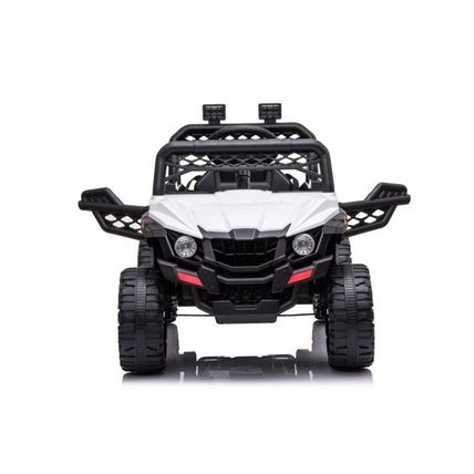 Children's 12V Electric Ride-On Car with Remote Control and Trailer – Black