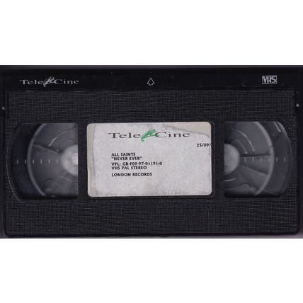 ALL SAINTS - NEVER EVER, UK, London, PROMO VHS VIDEO single, [1997]