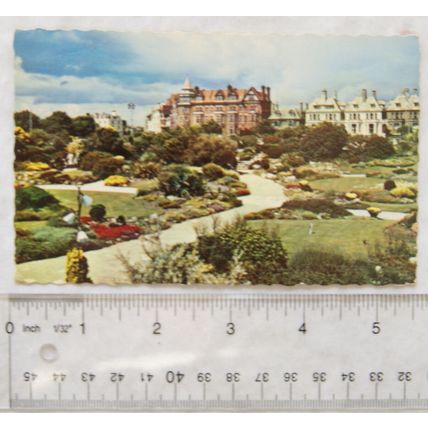 1963 postcard Rock Gardens, Southsea