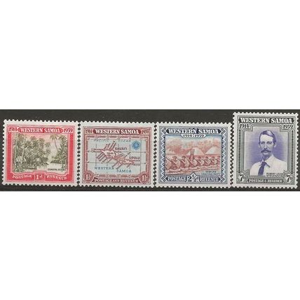 Western Samoa 1939 25th Anniversary Set SG195-198 Mounted Mint ..