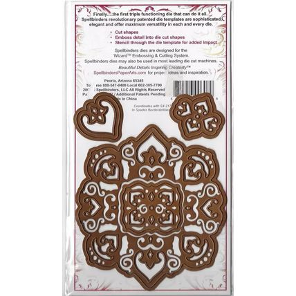 Spellbinders. In Spades Pendants Die Set. Die Cutting Cardmaking Scrapbooking