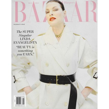 HARPER'S BAZAAR-MAY 2025-LINDA EVANGELISTA-NEW-FAST SHIPPING