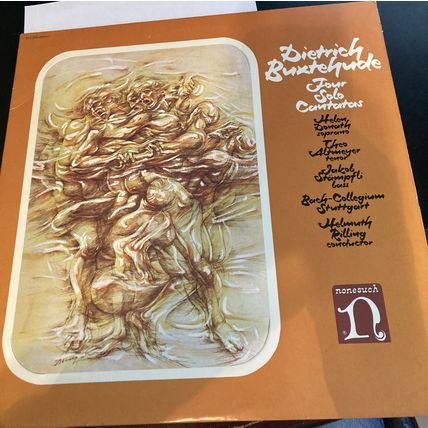 Dietrich Buxtehude Four Solo Cantatras LP