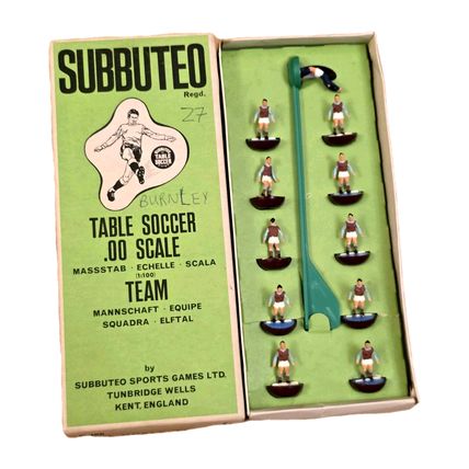 Subbuteo HW TEAM WEST HAM BURNLEY COMPLETE SET Ref 7