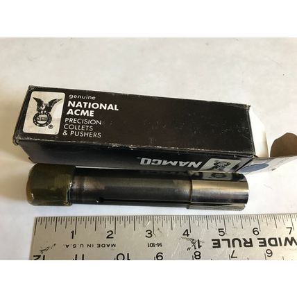 NEW LOT 2 NATIONAL ACME COLLETS 9/16" & 1" ,NAMCO 1.000 COLLECT,1 ,9/16,ET