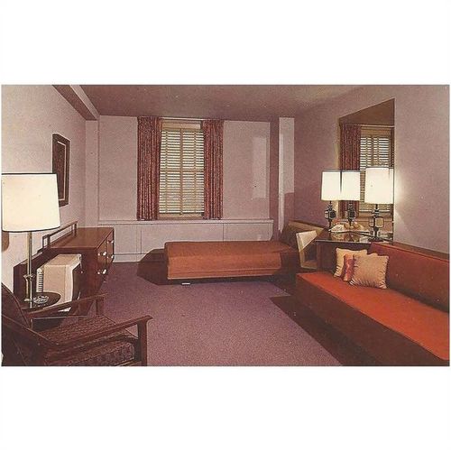 1960's Guest Room, Illini Union, University of Illinois, Champaign-Urbana