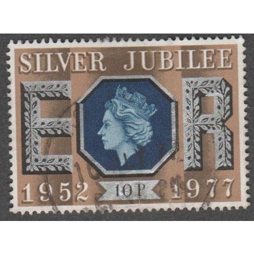 1977. Silver Jubilee 10p Value. Fine Used