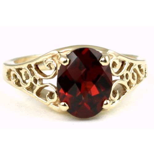 Mozambique Garnet, 10KY Gold Ring, R005