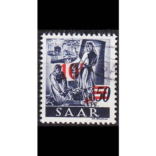 GERMANY Saar [1947] MiNr 0235 II/I ( O/used ) [01]