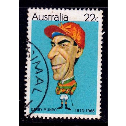 Australia 1981 Sport Sportsmen Darby Munro 22c Used Stamp..