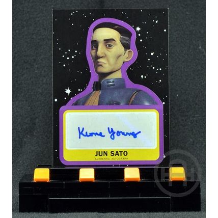 Topps Star Wars Journey to the Last Jedi – Autograph Purple - Keone Young 48/99