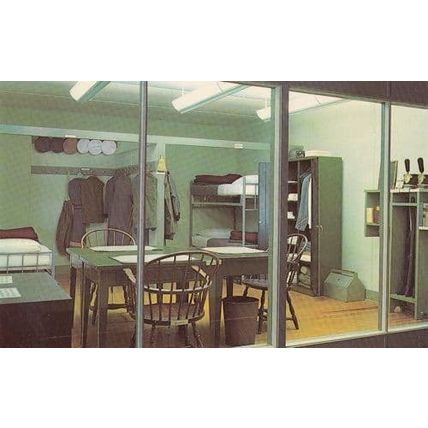Cadet Room West Point New York Military Information Centre Postcard