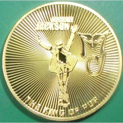 Michael Jackson. Challenge Coin, Souvenir. 35a.